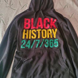 Black History Sweatshirt Celebrated 24/7/365 Size 2XL